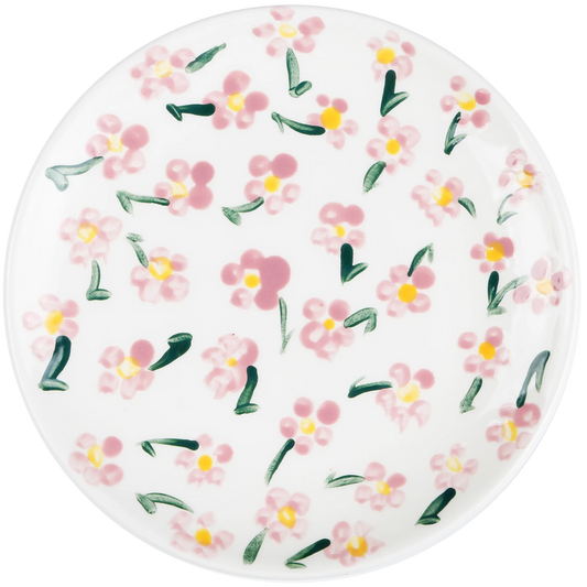 Pink Prairie Side Plate 16cm