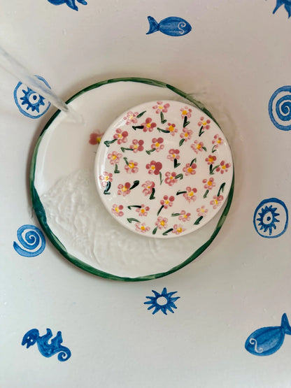 Pink Prairie Side Plate 16cm