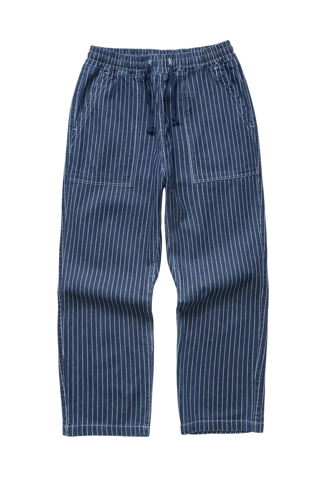 Pinstripe Denim Chef Pants