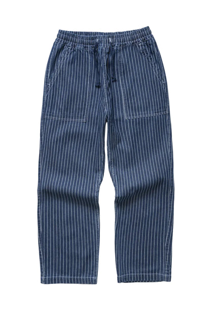 Pinstripe Denim Chef Pants