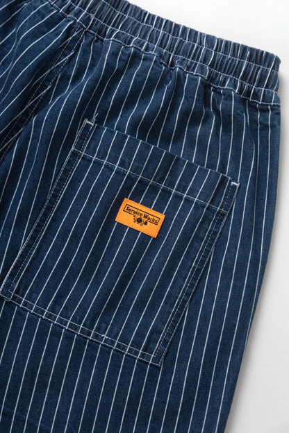 Pinstripe Denim Chef Pants