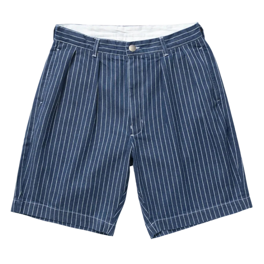 Pinstripe Denim Part Timer Shorts