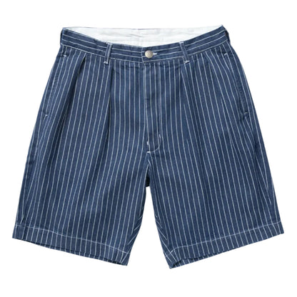 Pinstripe Denim Part Timer Shorts