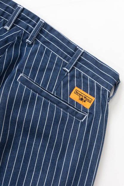 Pinstripe Denim Part Timer Shorts