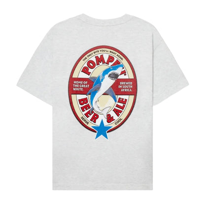 Light Grey Melange Pompeii Beer Tee