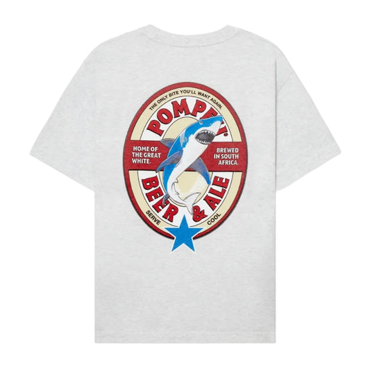 Light Grey Melange Pompeii Beer Tee