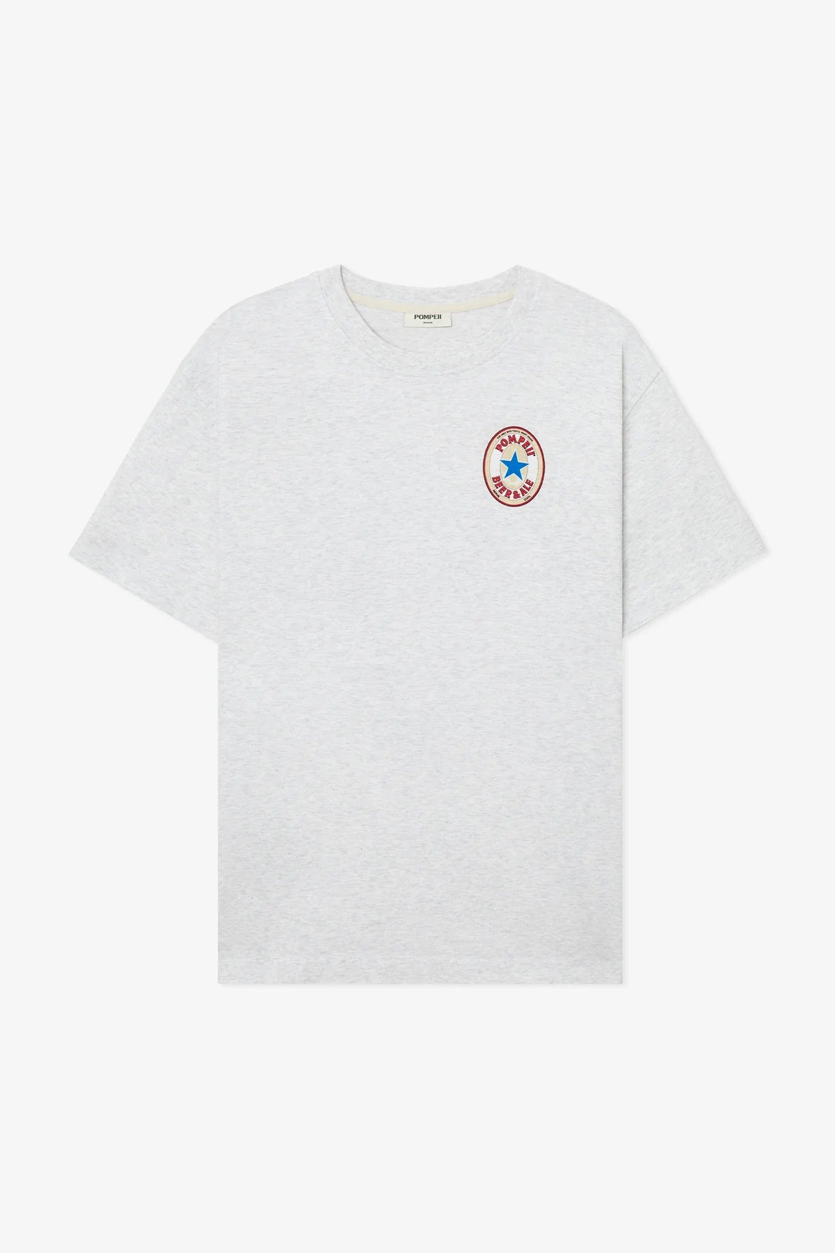 Light Grey Melange Pompeii Beer Tee