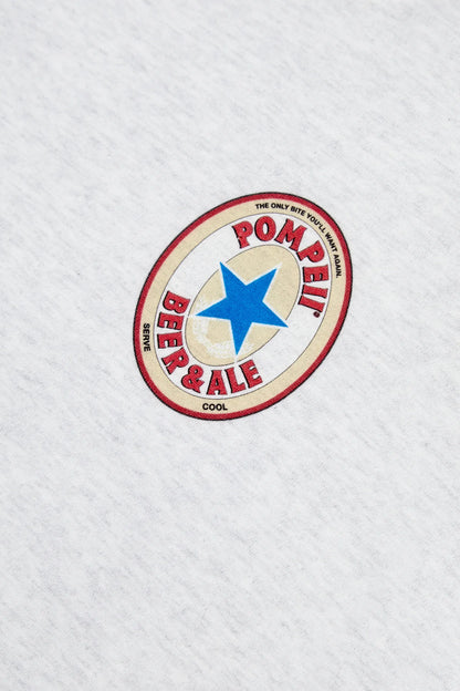 Light Grey Melange Pompeii Beer Tee