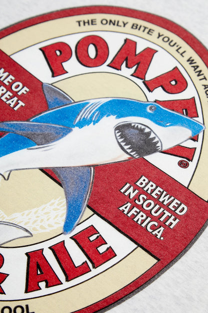 Light Grey Melange Pompeii Beer Tee