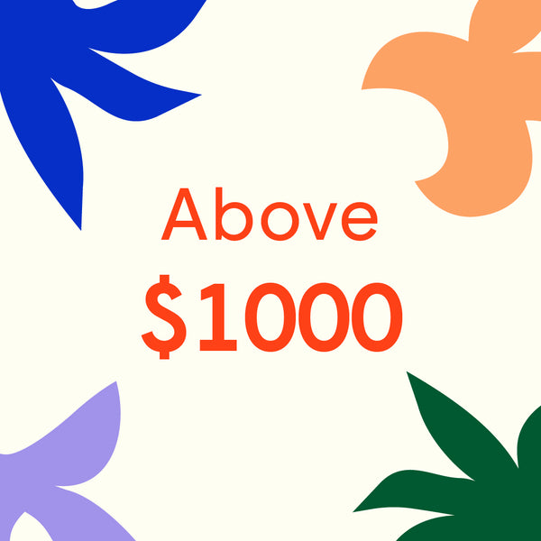 Above $1000