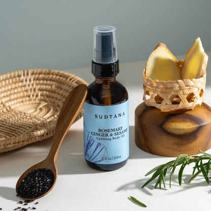 Rosemary Ginger & Sesame Uplifting Body Oil 120ml