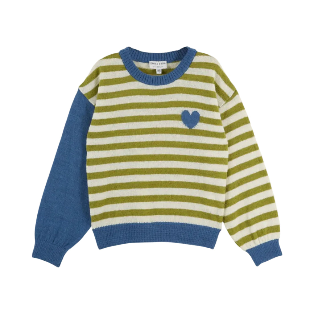 Pull Raye Bicolore