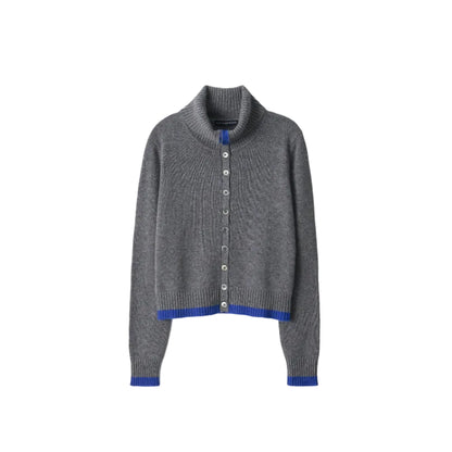 Cashmere Sailor Collar Cardigan