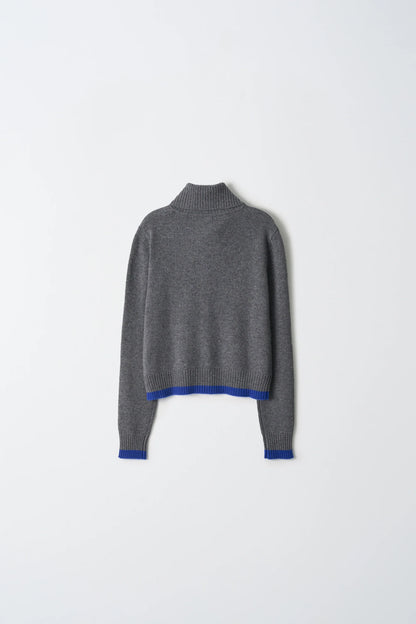 Cashmere Sailor Collar Cardigan