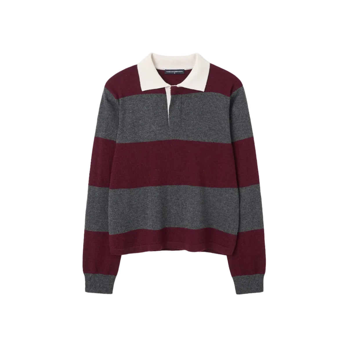 Rugby Striped Polo Long Sleeve