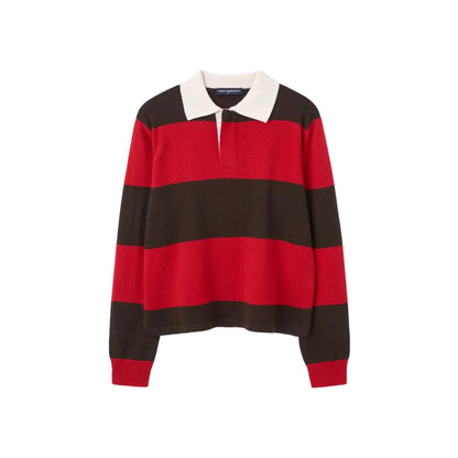 Rugby Striped Polo Long Sleeve