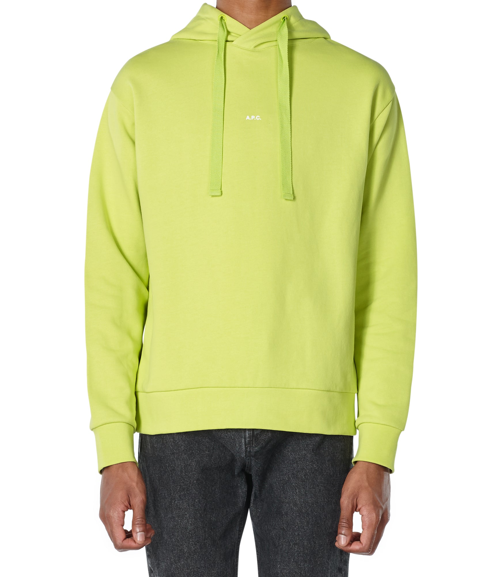 Fashion hoodie vert fluo