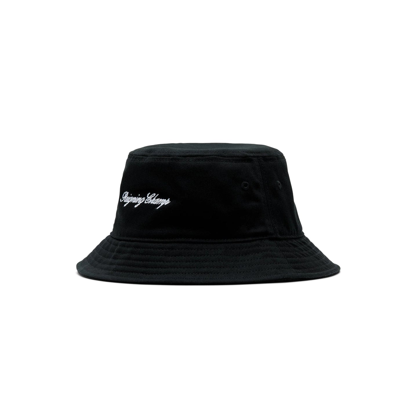 Script Series Bucket Hat Black