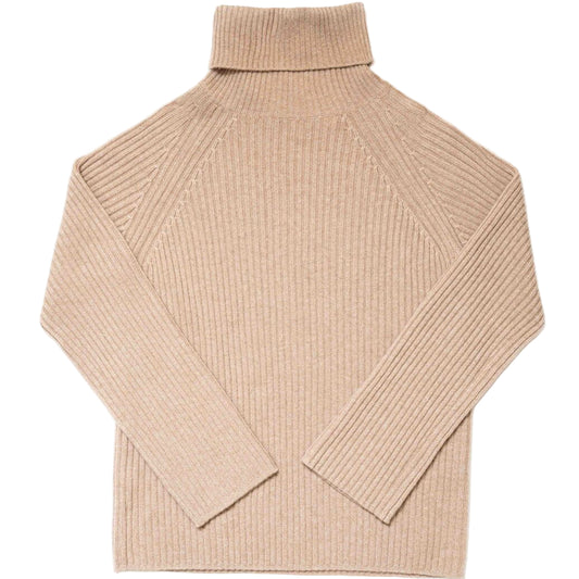 Ribbed Turtleneck Pullover