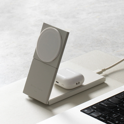 Rise 2 in 1 Qi2 Wireless Charger Black