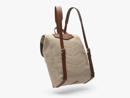 MS Rucksack, Grand Herringbone / Cuoio