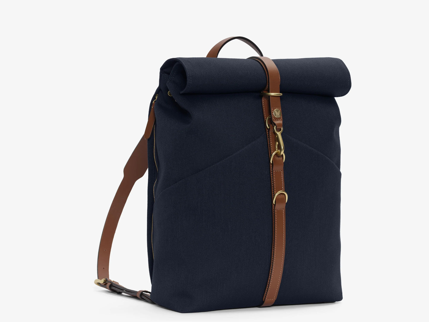 Ms Rucksack, Deep Sea Blue/Cuoio