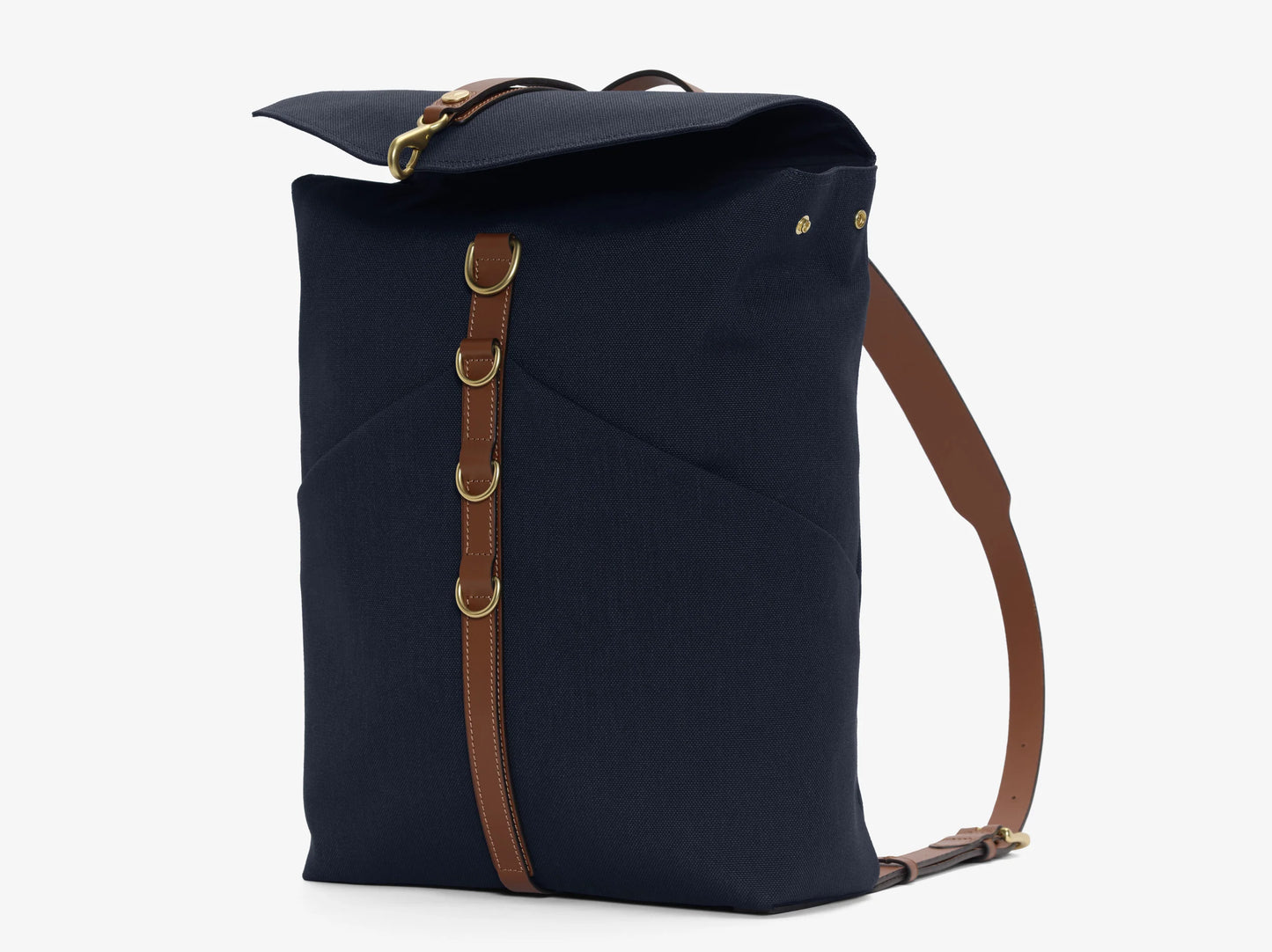 Ms Rucksack, Deep Sea Blue/Cuoio