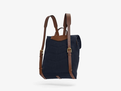 Ms Rucksack, Deep Sea Blue/Cuoio