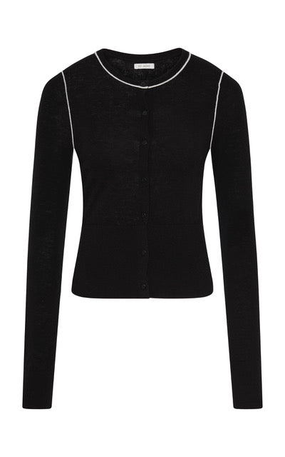 Wool Fine Line Cardigan