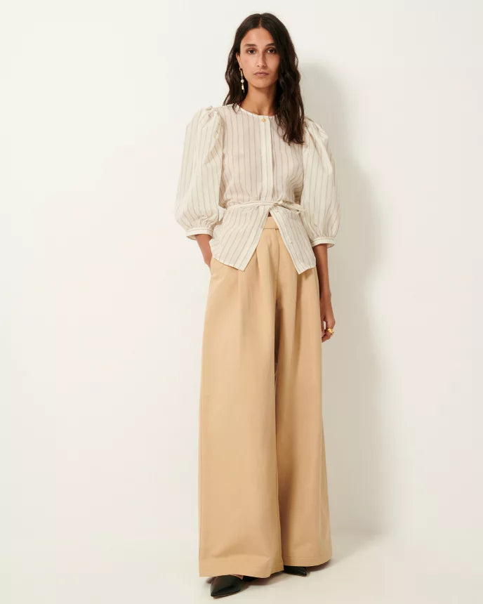 Tightening Tie Georgia Long Sleeve Shirt