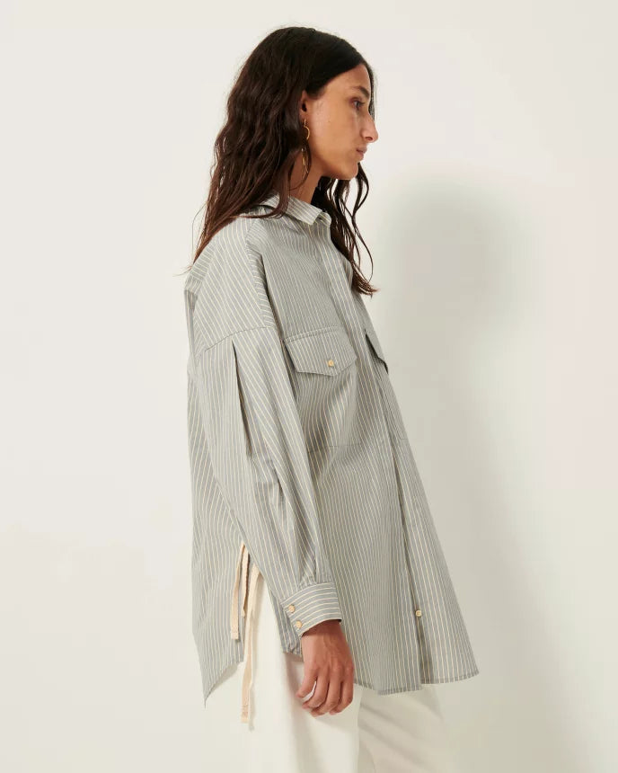 Slit Detail Koyaco Long Sleeve Shirt