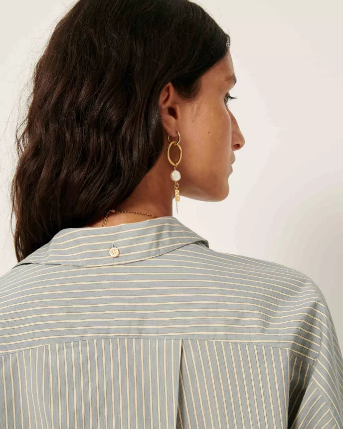 Slit Detail Koyaco Long Sleeve Shirt