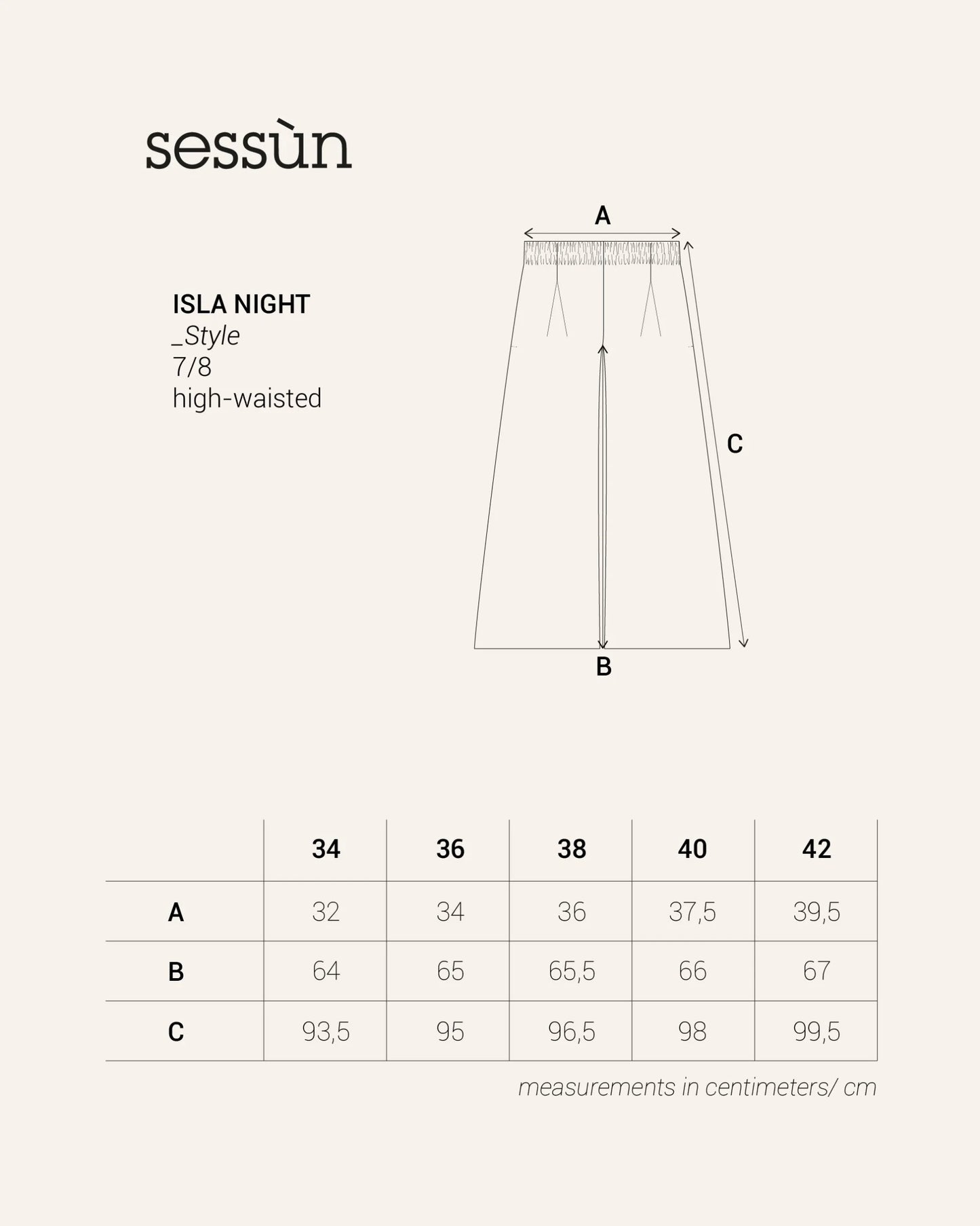 Isla Night Wide-Leg Elastic Pants