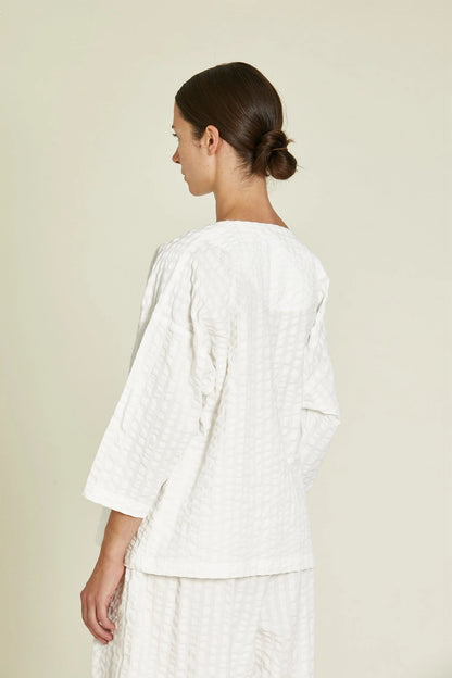 Square Neck Top White