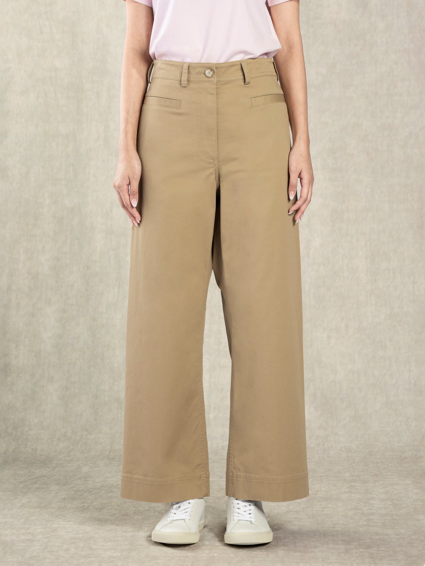 Wide Leg Pants Khaki