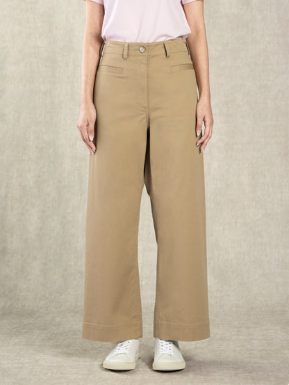 Wide Leg Pants Khaki