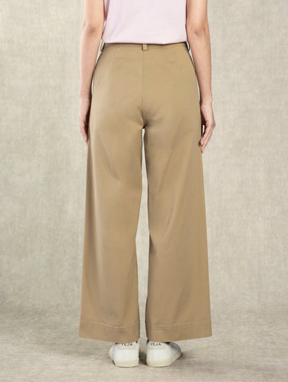 Wide Leg Pants Khaki