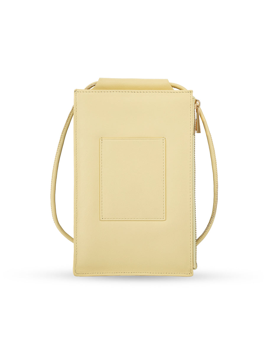Pocket Crossbody Bag Wax Yellow