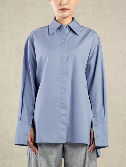 Oversized Shirt Light Blue