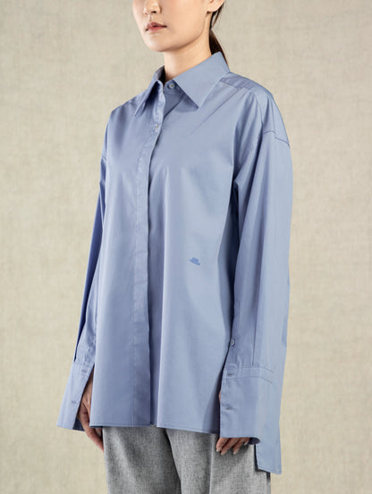 Oversized Shirt Light Blue