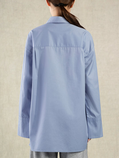 Oversized Shirt Light Blue