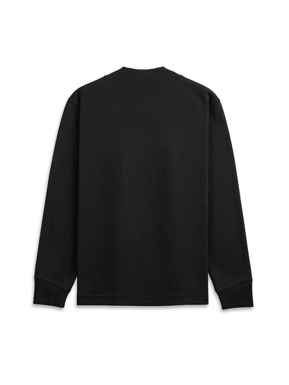 Byron Pique Cardigan Black