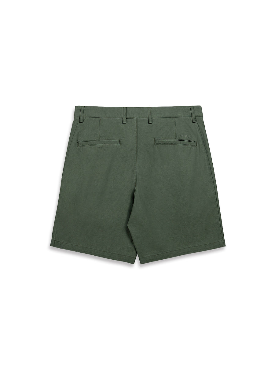 Modern Slub Shorts Agave Green