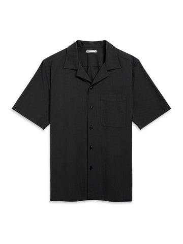 Rockaway Seersucker Shirt Black