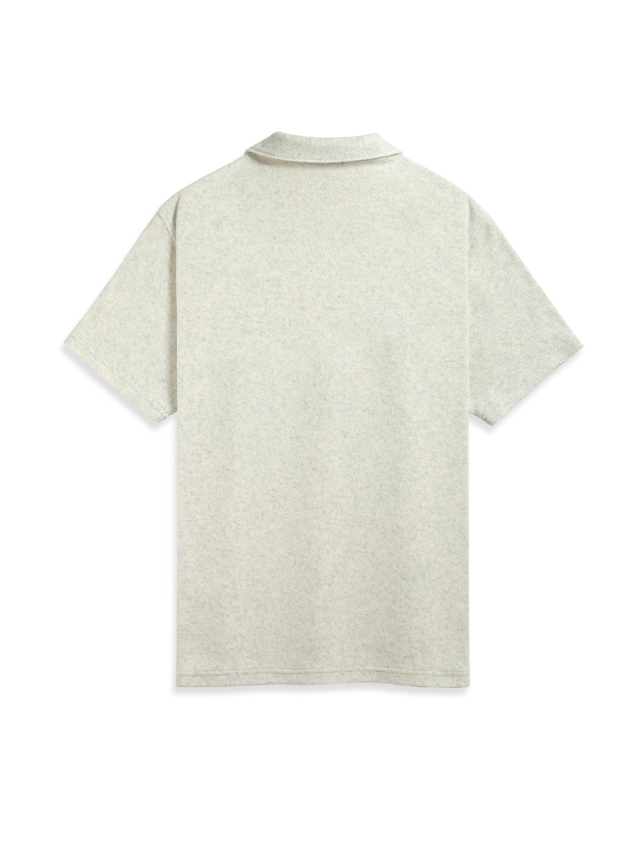 Colby Towel Polo Off White Heather