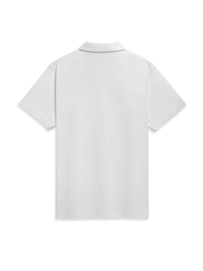 Bennett Cotton Interlock Polo Bright White