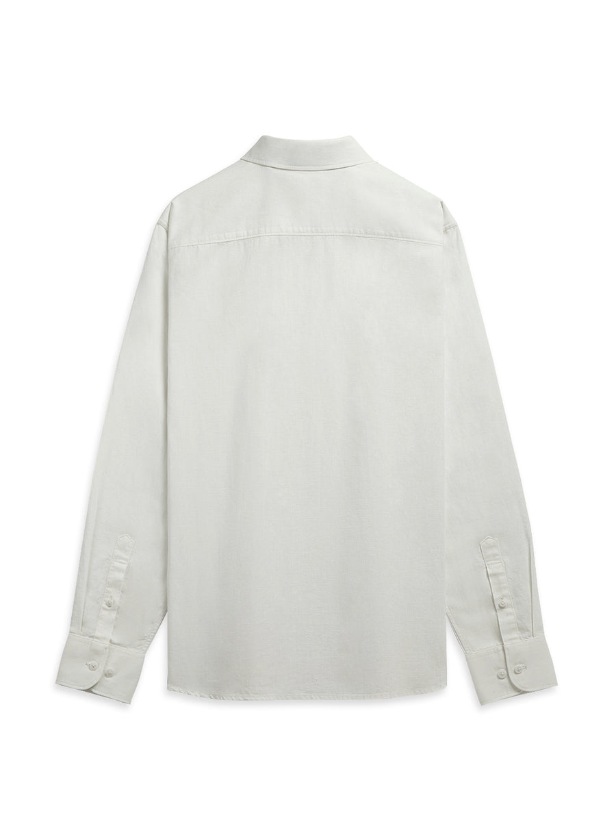 Arik Linen Cotton Shirt Off White
