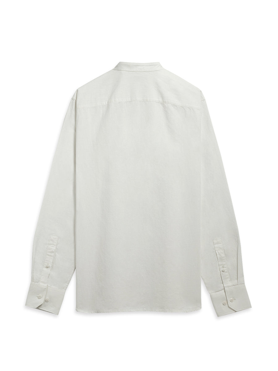 Aleks Cotton Linen Shirt Off White