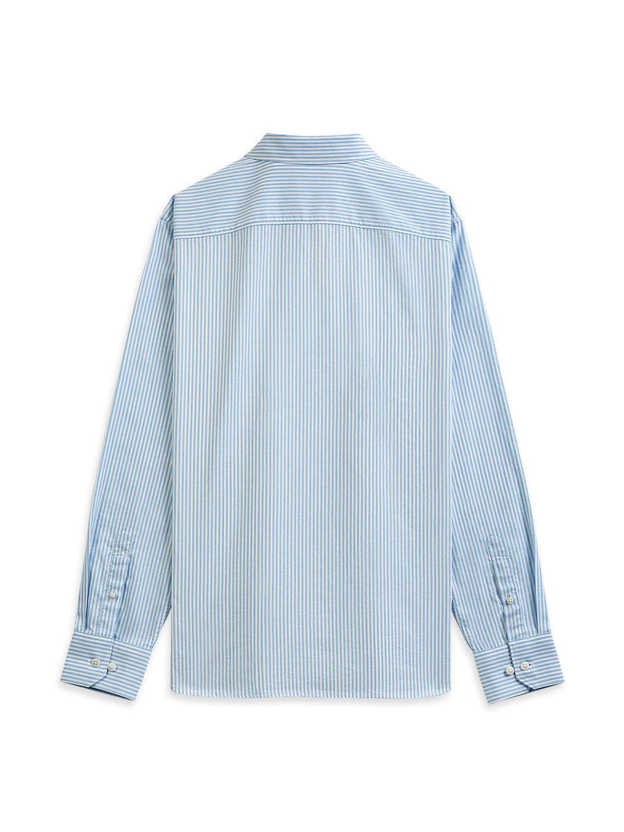 Fulton Stripe Shirt Sky Blue/White Stripe