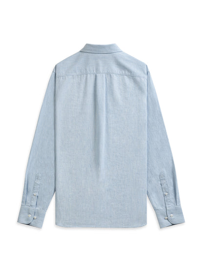 Fulton Heather Oxford Shirt Lt Blue Heather